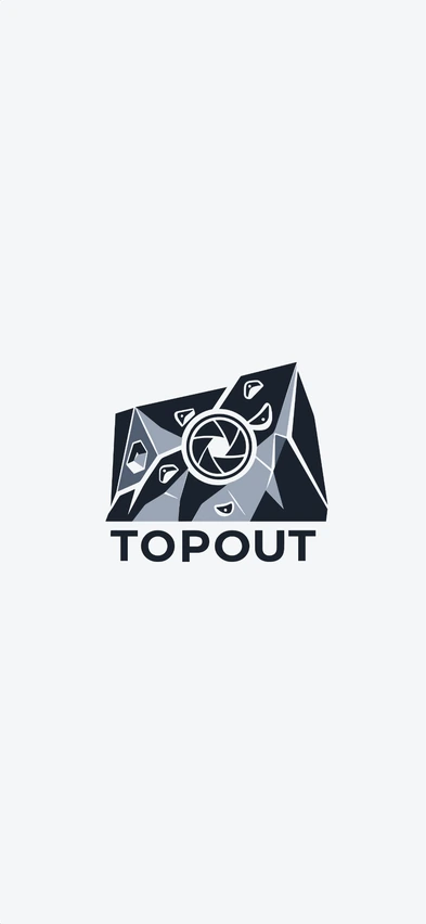 TopOut 앱 시작 화면